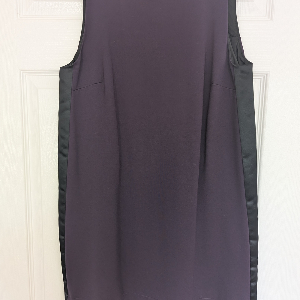 Tristan Purple and Black Mini Dress